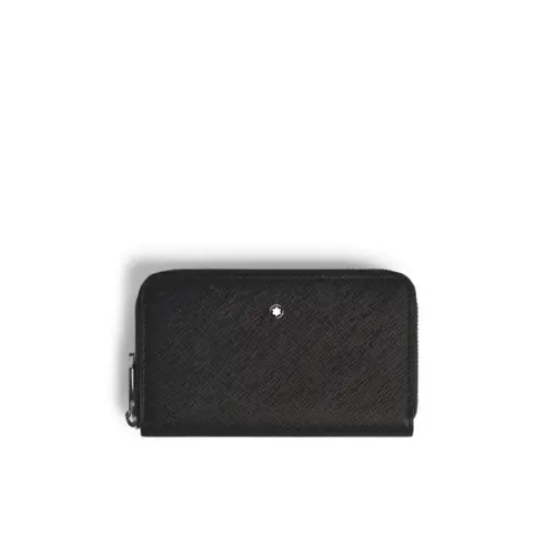 Montblanc Sartorial Medium Wallet 12cc with Zip – Black