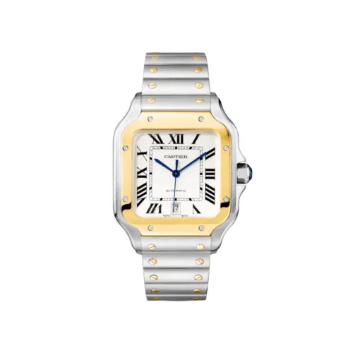 Santos de Cartier Large Bracelet/Strap Watch Ref CRW2SA0009