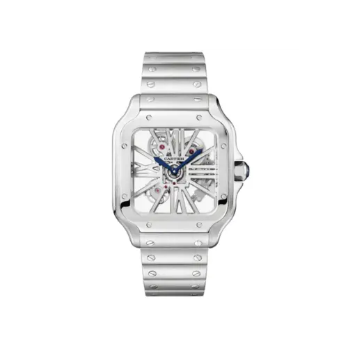 Santos de Cartier Large Bracelet/Strap Watch Ref WHSA0015