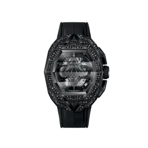 Spirit of Big Bang Sang Bleu All Black Pavé Ref. 648.CX.0114.RX.1600.MXM24